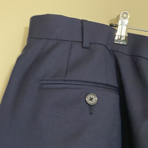 Ralph Lauren Men's Dark Blue Dress Pants wool office event casual luxury soft - Picture 7 of 11